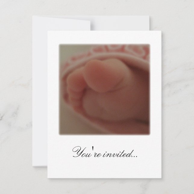 Du är inbjuden... Babyskjortor 1 Inbjudningar (Framsida)