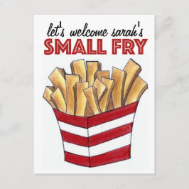 Du är inbjuden babyvisningsprogram med små Franska Inbjudan Vykort