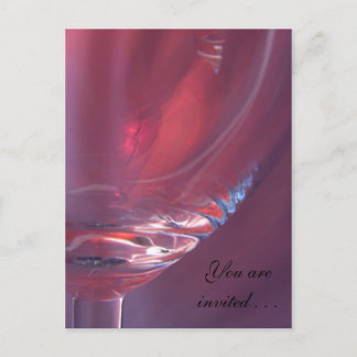 Du är inbjuden. . inbjudan vykort