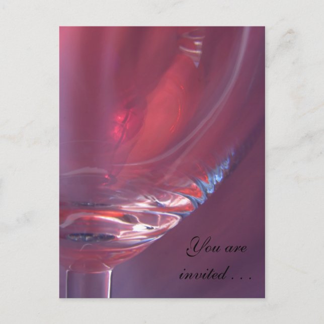 Du är inbjuden. . inbjudan vykort (Framsida)