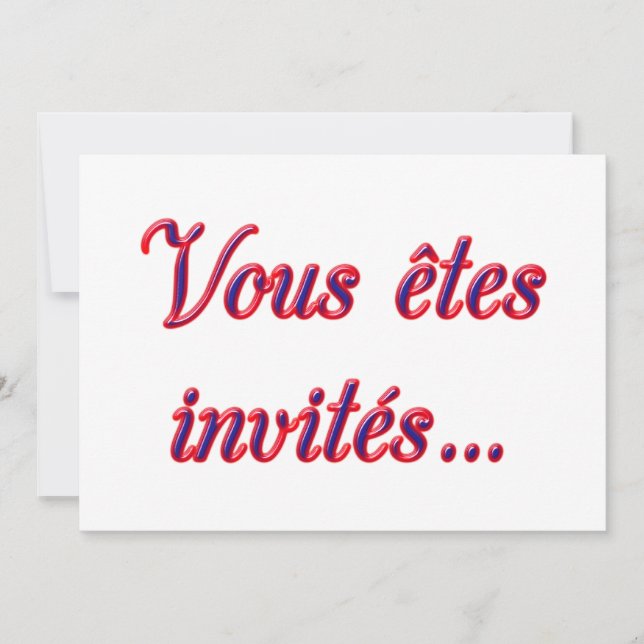 Du är inbjuden inbjudningar (Framsida)