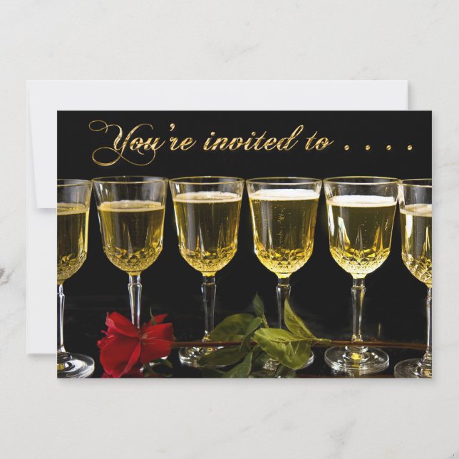 Du är inbjuden. (Middag Party) Inbjudningar (Framsida)