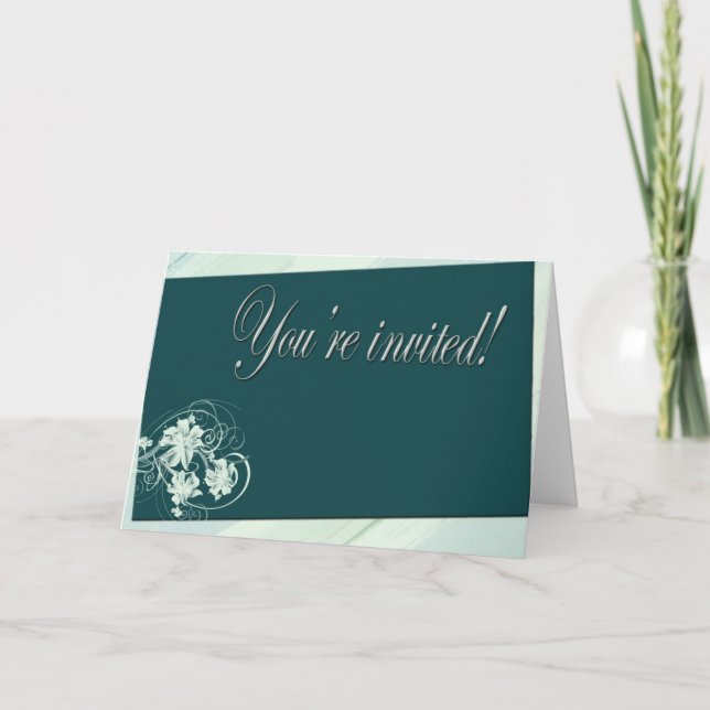 Du är inbjuden - skapa din egen inbjudan (Framsida)