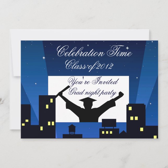 Du är inbjuden, Studentfest_ Inbjudningar (Framsida)