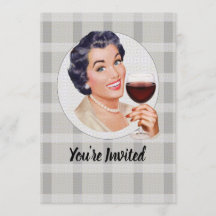 Du är inbjuden till en vin party
