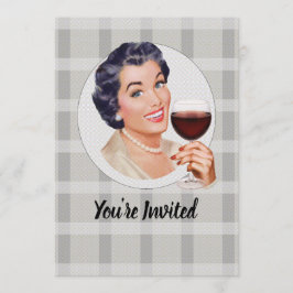 Du är inbjuden till en vin party inbjudningar