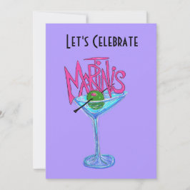 Du är inbjuden till Martini Party! Inbjudan