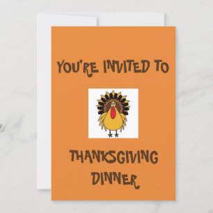 DU ÄR INBJUDEN TILL THANKSGIVINGENS DINNER-INBJUDN INBJUDNINGAR