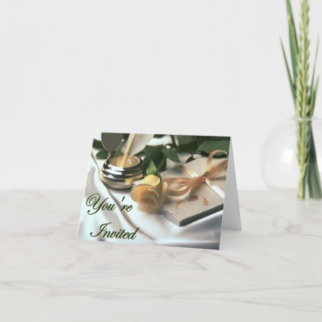 Du är inbjudna notecards inbjudan (Framsida)