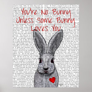 Du är ingen Bunny Poster