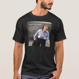 du är ingen konstnär present pojkvän retro t shirt