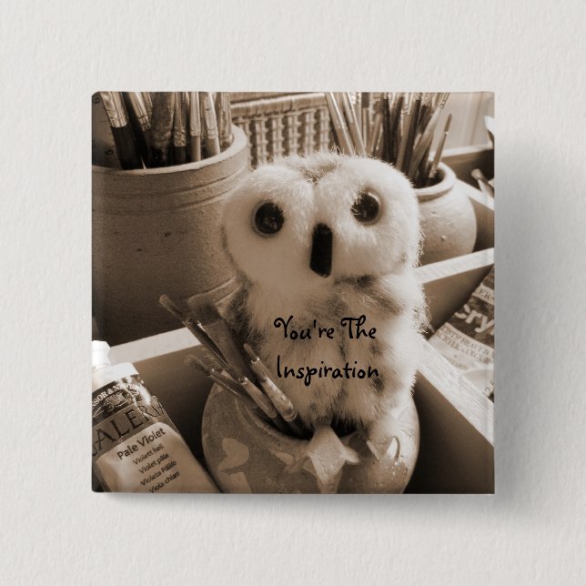 Du är inspirationen knapp (Framsida)