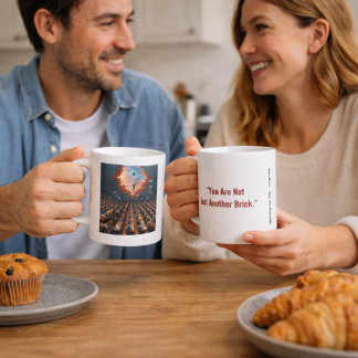 Du Är Inte Bara En Till Tegelsten Kaffemugg