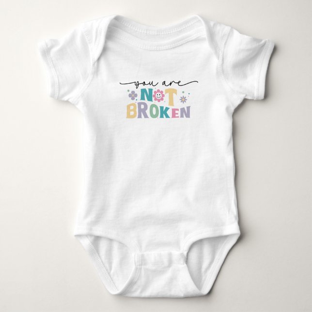Du är inte bruten t shirt (Framsida)