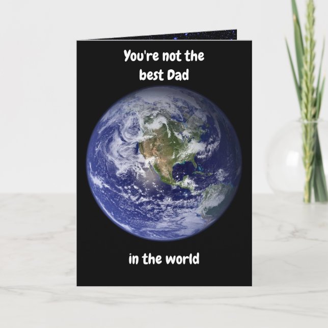 Du är inte den bästa pappan. Kort (Framsida)