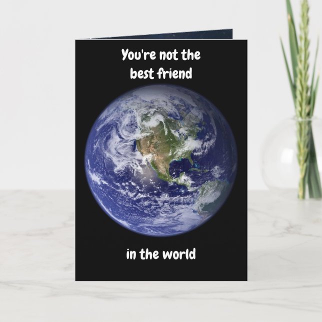Du är inte den bästa vännen. Kort (Framsida)