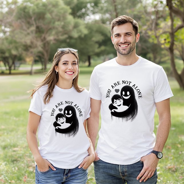 Du är inte Ensam Comfort T-Shirt (Skapare uppladdad)