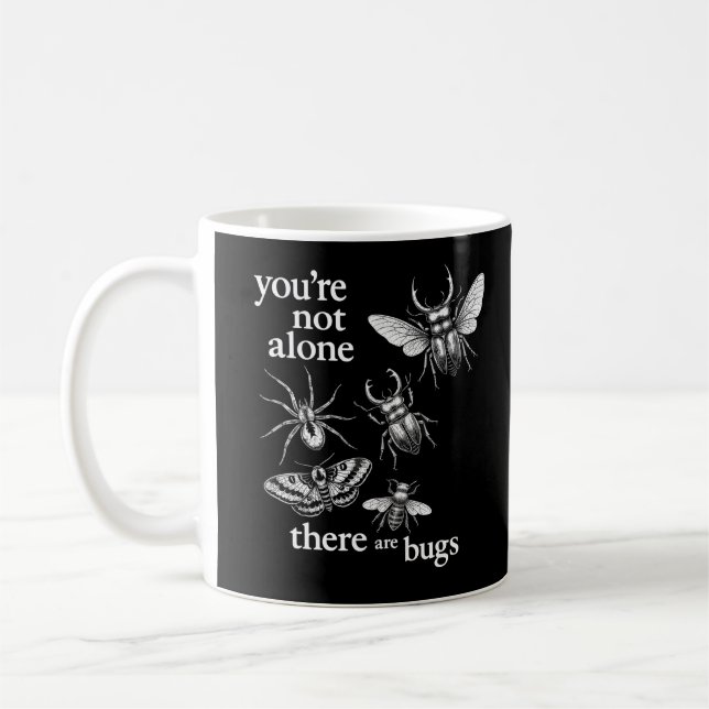Du är inte ensam där finns det insekter kaffemugg (Vänster)