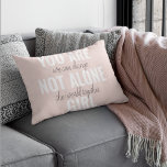Du är inte Ensam Girl Positive Motivation Citate Prydnadskudde<br><div class="desc">Du är inte Ensam Girl Positive Motivation Citate</div>