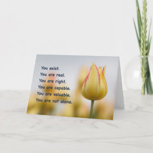 Du är inte Ensam Kort