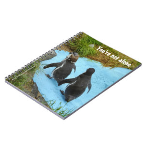 Du är inte ensam Notebook Anteckningsbok Med Spiral