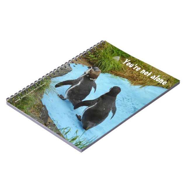 Du är inte ensam Notebook Anteckningsbok Med Spiral (Vänstra Sidan)