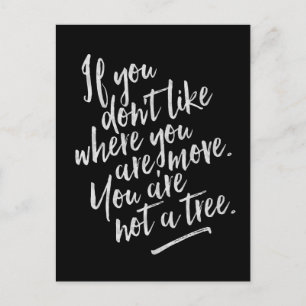 Du Är Inte Ett Träd - Inspirationskort Vykort
