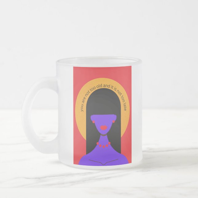 Du är inte för gammal - frostig mugg (Vänster)