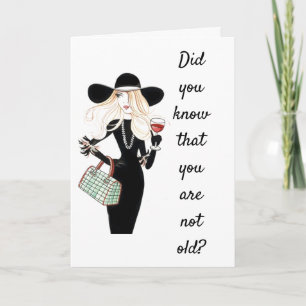 DU ÄR INTE "GAMMAL" DU ÄR "RETRO" KORT