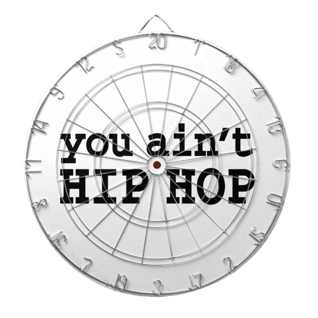 du är inte HIP HOP Darttavla (Framsidan)