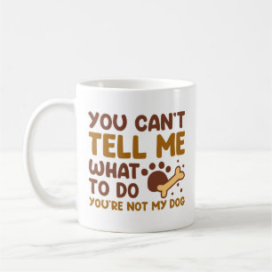 Du är inte min Hund Kaffemugg