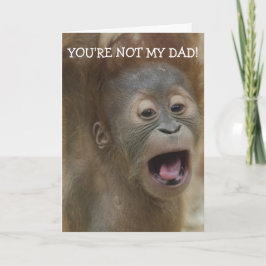 Du är inte mitt Fars dag-kort för Pappa Kort