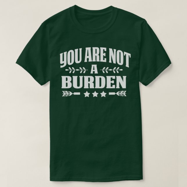 Du är inte någon medveten om den betungande psykis t shirt (Design framsida)