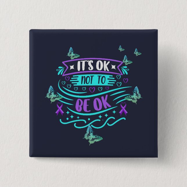 Du är inte psykisk ensam knapp (Framsida)