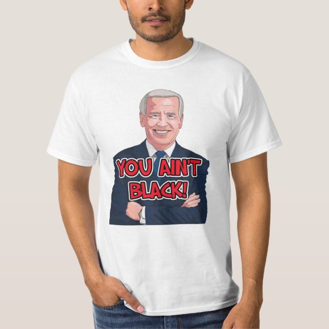 Du är inte svarta, roliga, roliga, t-shirts (Framsida)
