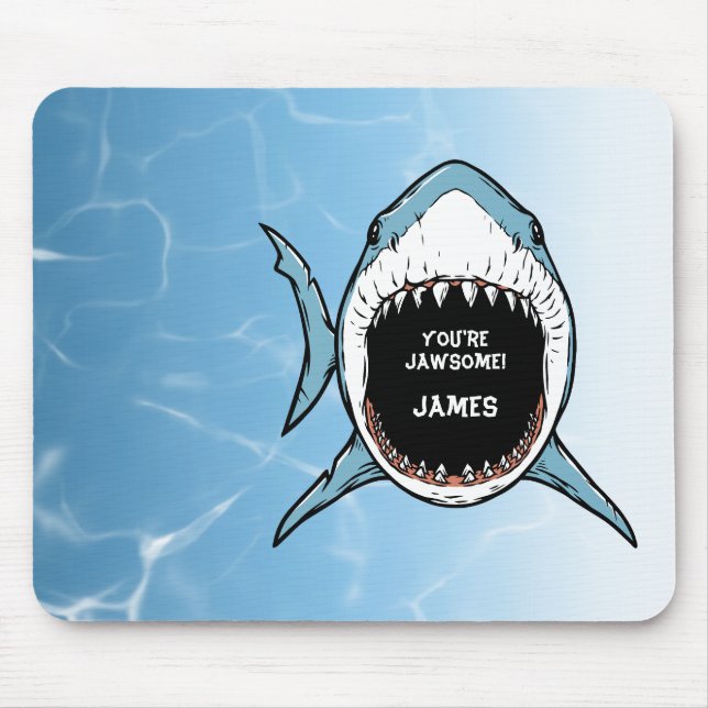 Du är Jawsome Shark Musmatta (Framsidan)