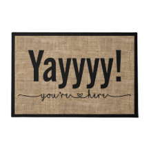 Du är ju här.. - Lustigt Sarcastic Doormat