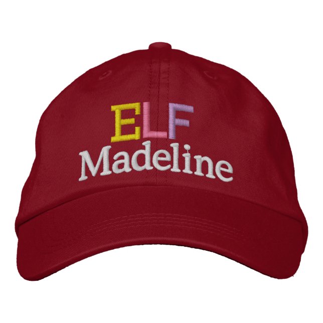 Du är jultomtens Elf Cap av SRF Broderad Keps (Framsida)