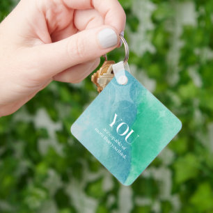 Du är kapabel inspirationsoffert nyckelring