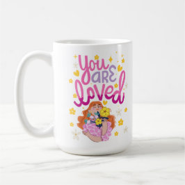 du är kärlek kaffemugg
