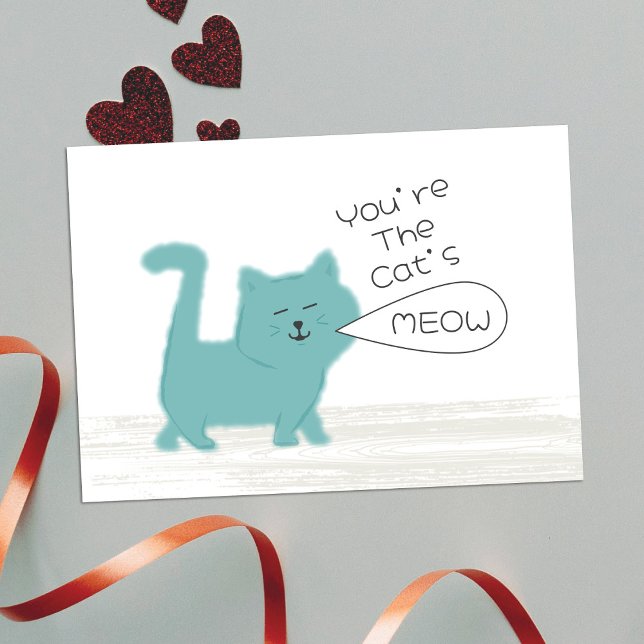 Du är Kattens Jam Mini Barn Valentine-kort Anteckningskort (Skapare uppladdad)