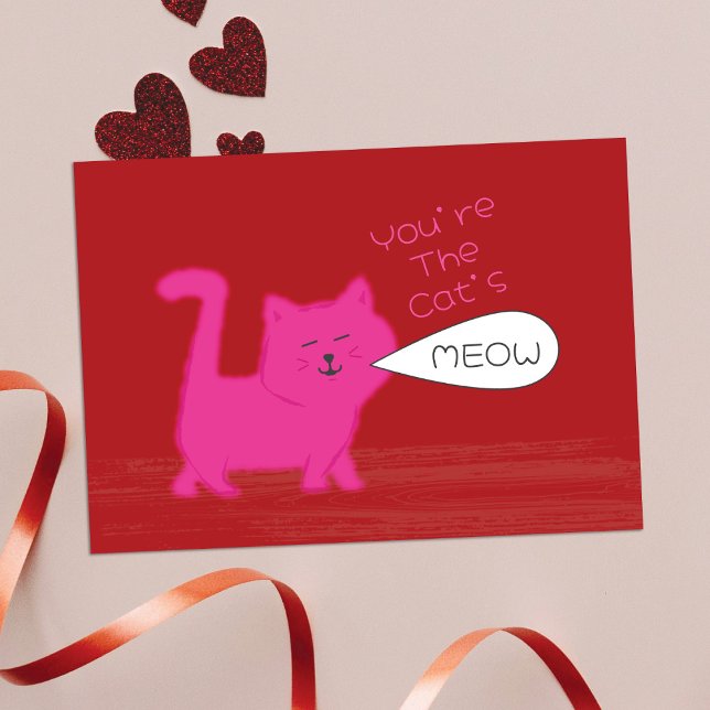 Du är Kattens Jam Mini Barn Valentine-kort Anteckningskort (Skapare uppladdad)