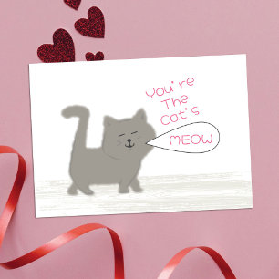 Du är Kattens Jam Minibarndoktor Valentine-kort Anteckningskort
