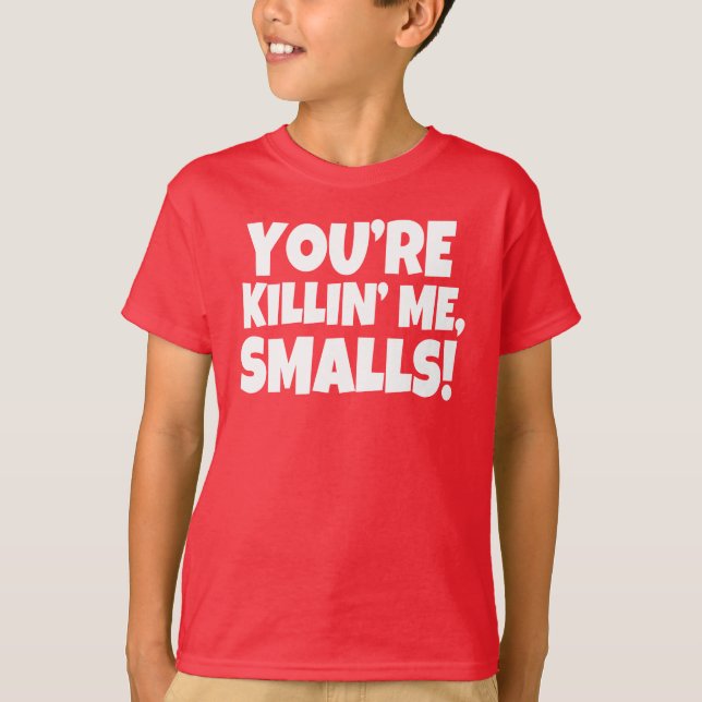 Du är Killin mig den roliga pojkeskjortan för T-shirt (Framsida)