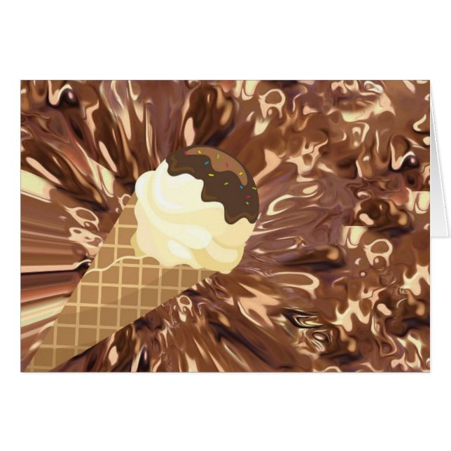 Du är knäpp, min polare glass, rolig vänskap hälsningskort (Framsidan Horizontal)