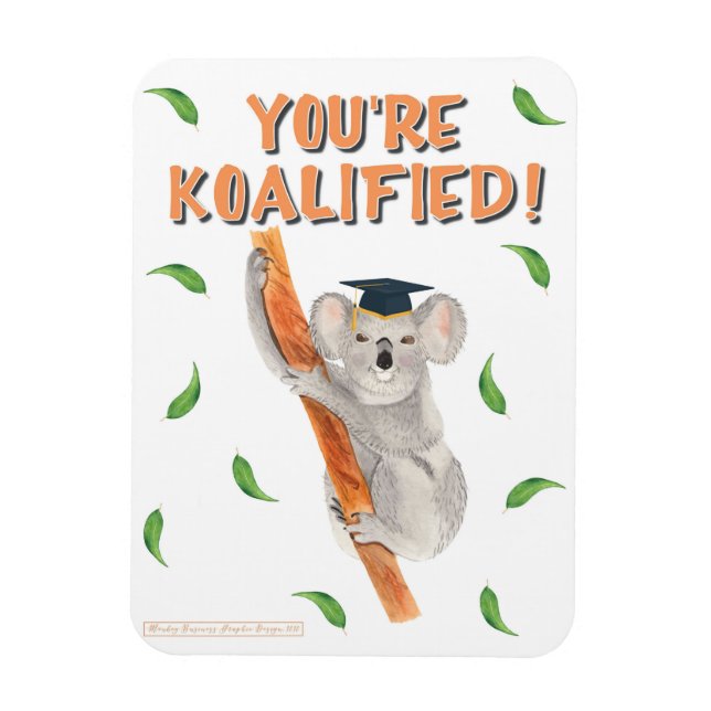 DU ÄR KOALIFIERAD! Flexibel fotomagnet Magnet (Vertikal)