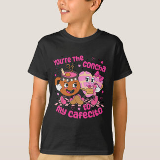 Du är konchan till mitt cafecito-hjärta mexikansk  t shirt