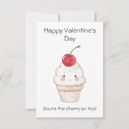 Du är körsbäret på toppen! – Sött Alla hjärtans da Kort