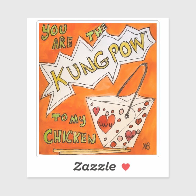 Du är Kungpow Klistermärken (Ark)