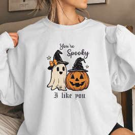 Du är kuslig jag gillar dig kvinnors Halloween T Shirt